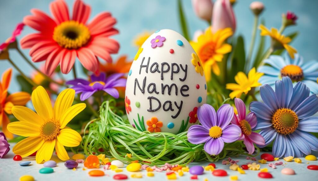 Życzenia imieninowe z jajem