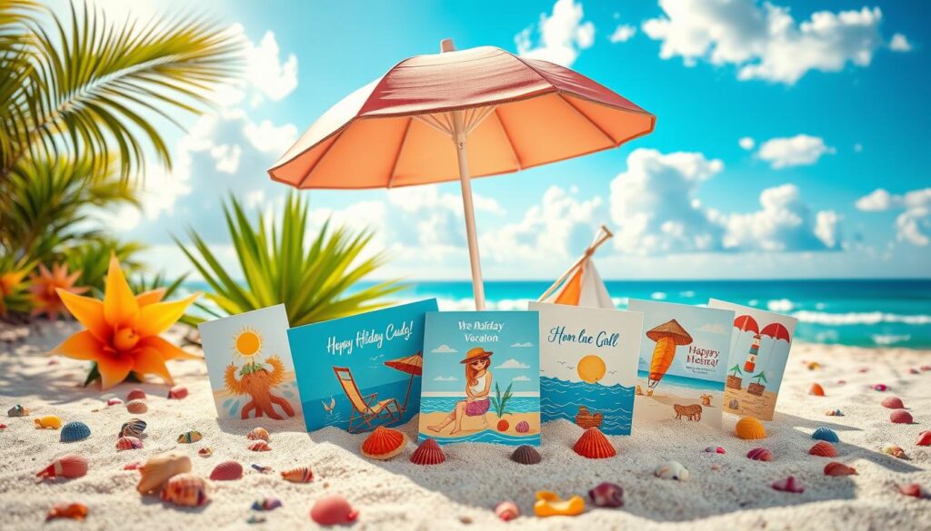 Życzenia na wakacje