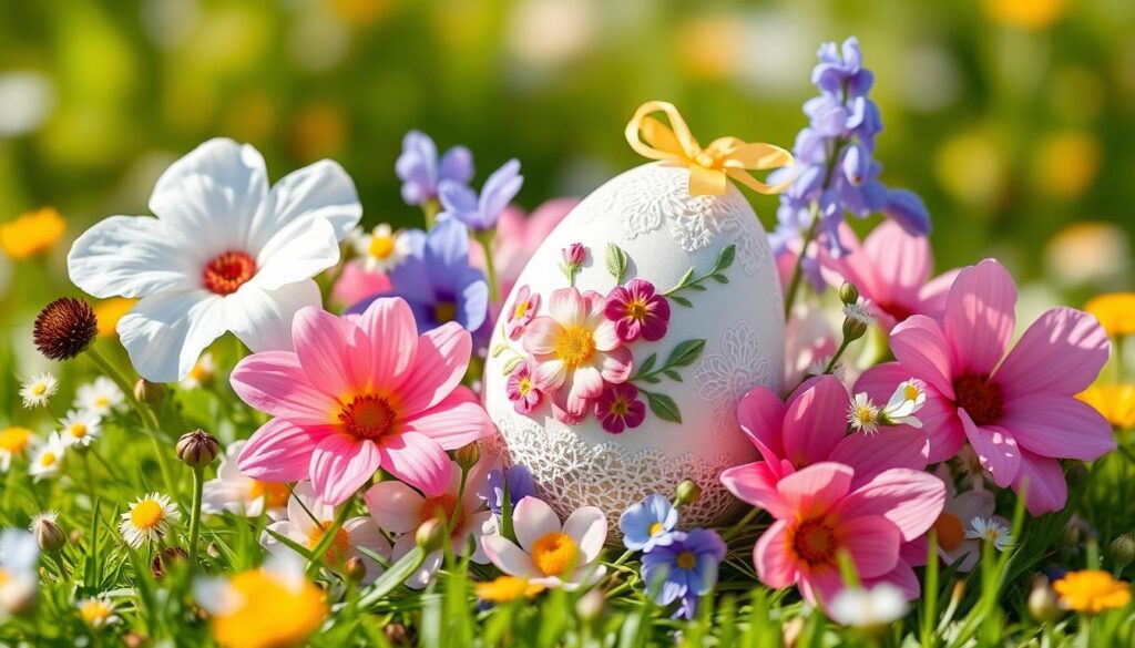 Kartką wielkanocna życzenia