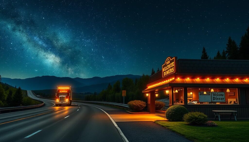 Życzenia dla kierowcy tira