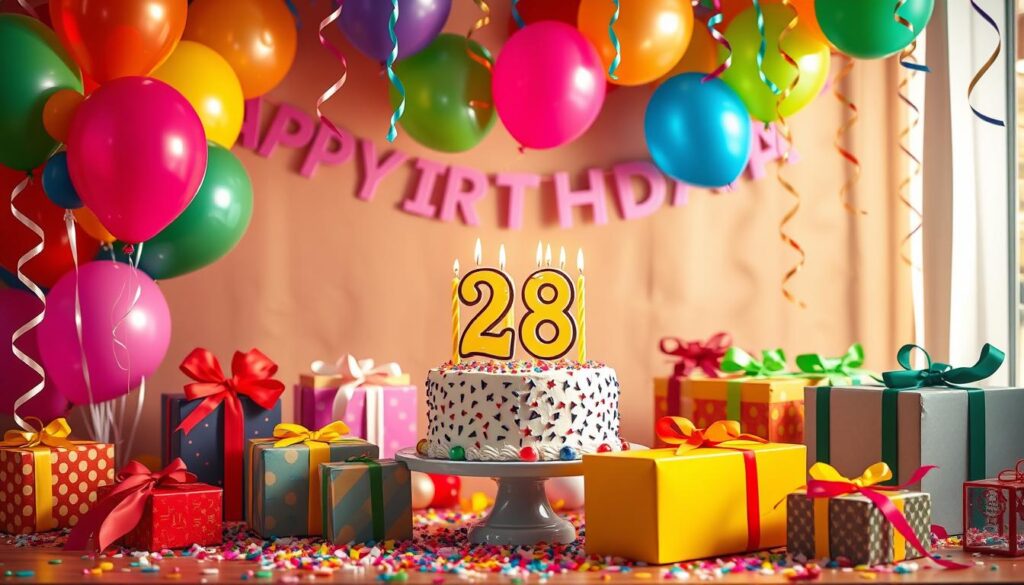 Życzenia na 28 urodziny