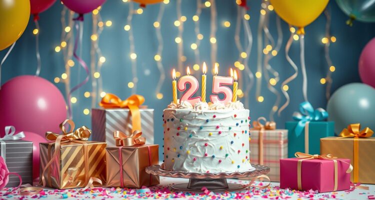Życzenia urodzinowe na 25 lat