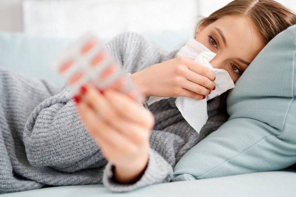 Korony porcelanowe a przeziębienie i antybiotyki